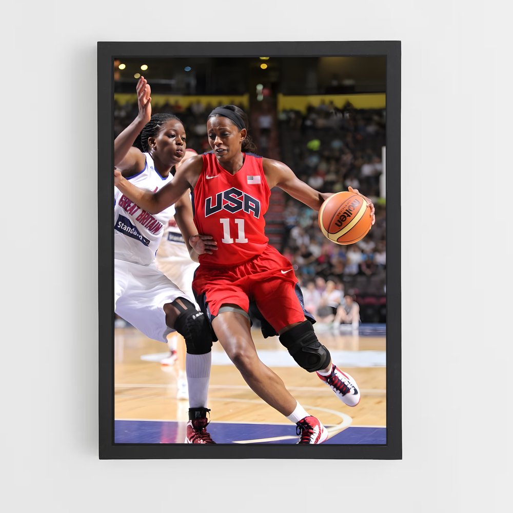 Poster Swin de cash – affiche Basketball (vue 2)